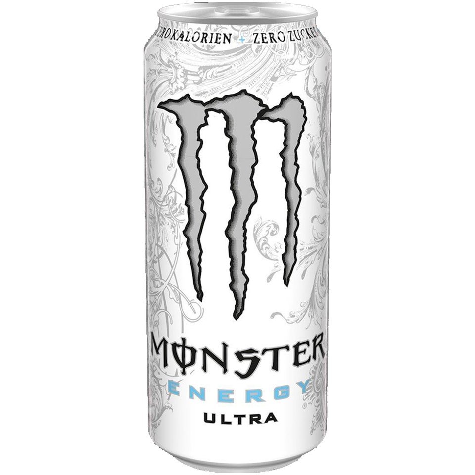 Monster Άσπρο Zero Εnergy 0.5 l
